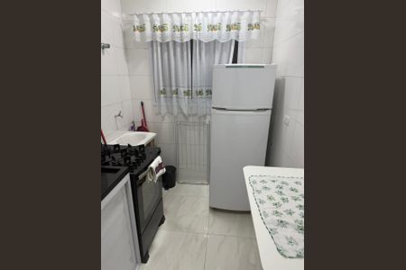 Cozinha de apartamento para alugar com 2 quartos, 60m² em Vila Caiçara, Praia Grande
