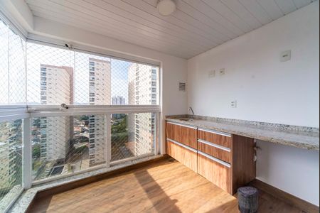 Varanda da Sala de apartamento para alugar com 2 quartos, 63m² em Vila Assunção, Santo André