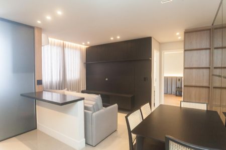 sala de apartamento para alugar com 1 quarto, 46m² em Buritis, Belo Horizonte