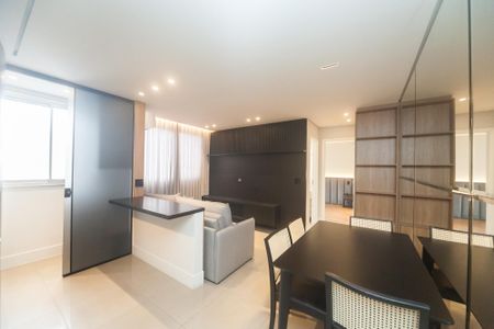 Sala de apartamento para alugar com 1 quarto, 46m² em Buritis, Belo Horizonte