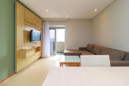 Sala de apartamento para alugar com 1 quarto, 54m² em Cidade Monções, São Paulo