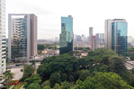 Sala - Vista de apartamento para alugar com 1 quarto, 54m² em Cidade Monções, São Paulo