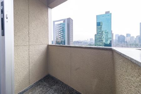 Sala - Varanda de apartamento para alugar com 1 quarto, 54m² em Cidade Monções, São Paulo