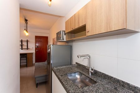 Cozinha de apartamento para alugar com 1 quarto, 29m² em Santana, São Paulo