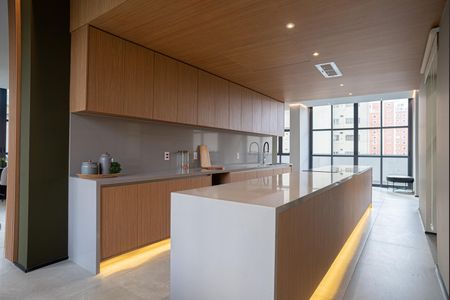 Apartamento à venda com 26m², 1 quarto e sem vaga Apartamento à venda com 26m², 1 quarto e sem vagaÁrea comum - Salão de festas