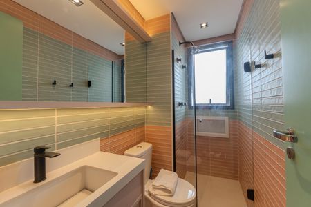 Banheiro de apartamento para alugar com 1 quarto, 26m² em Consolação, São Paulo