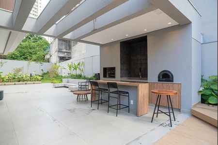 Apartamento à venda com 26m², 1 quarto e sem vaga Apartamento à venda com 26m², 1 quarto e sem vagaÁrea comum - Churrasqueira