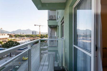 Varanda da Sala de apartamento para alugar com 2 quartos, 43m² em Santo Cristo, Rio de Janeiro