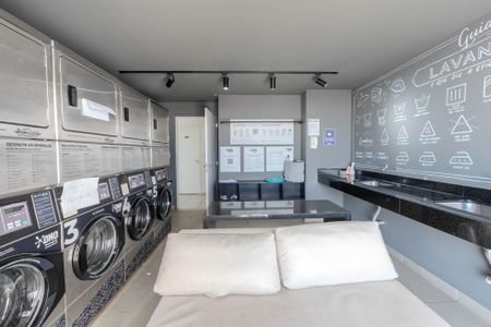 Studio para alugar com 35m², 1 quarto e 1 vagaLavanderia