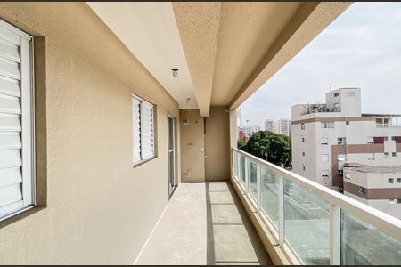 Varanda  de apartamento à venda com 1 quarto, 46m² em Chácara Tatuapé, São Paulo