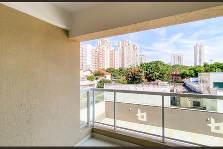 Varanda  de apartamento à venda com 1 quarto, 47m² em Chácara Tatuapé, São Paulo