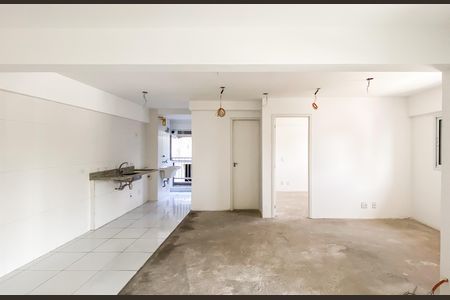 Sala/cozinha  de apartamento à venda com 1 quarto, 47m² em Chácara Tatuapé, São Paulo