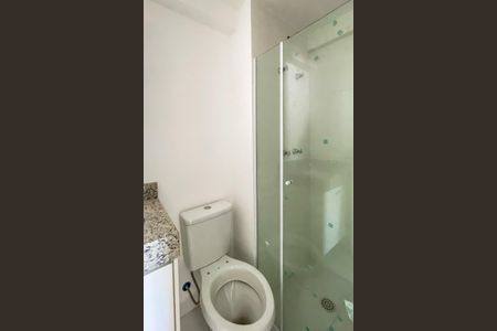 Banheiro da Suíte de apartamento à venda com 1 quarto, 34m² em Chácara Tatuapé, São Paulo