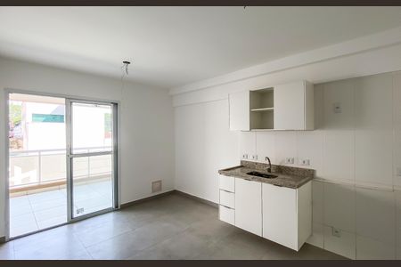Sala /cozinha  de apartamento à venda com 1 quarto, 34m² em Chácara Tatuapé, São Paulo