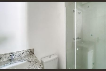 Banheiro da Suíte de apartamento à venda com 1 quarto, 34m² em Chácara Tatuapé, São Paulo