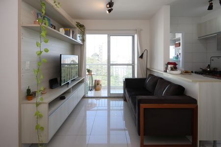 Sala  de apartamento à venda com 2 quartos, 56m² em Vila Andrade, São Paulo