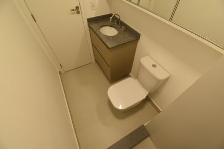 Studio para alugar com 27m², 1 quarto e sem vagaBanheiro do Studio