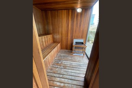 Studio à venda com 35m², 1 quarto e 1 vagaSauna