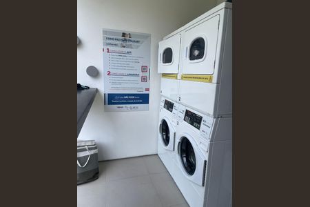 Studio à venda com 35m², 1 quarto e 1 vagaLavanderia