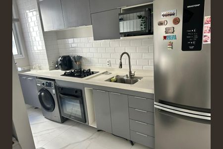 Cozinha de apartamento à venda com 1 quarto, 41m² em Jardim Santa Emilia, São Paulo