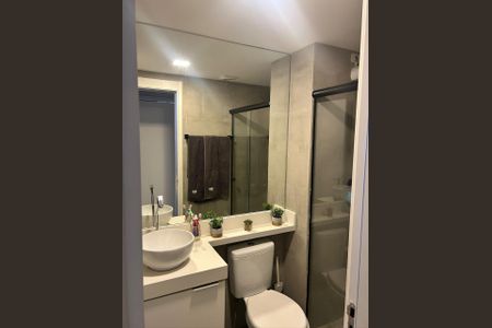 Banheiro  de apartamento à venda com 1 quarto, 41m² em Jardim Santa Emilia, São Paulo