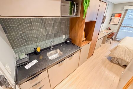 Studio à venda com 23m², 1 quarto e sem vagaCozinha