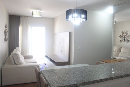 Sala de apartamento para alugar com 2 quartos, 70m² em Olímpico, São Caetano do Sul