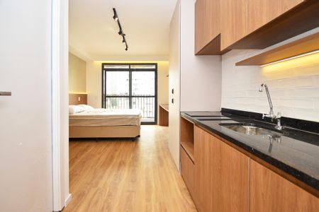 Studio para alugar com 24m², 1 quarto e sem vagacozinha
