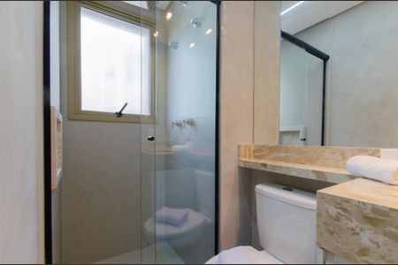 Banheiro de kitnet/studio para alugar com 1 quarto, 27m² em Vila Mariana, São Paulo