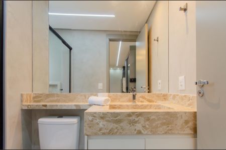 Banheiro de kitnet/studio para alugar com 1 quarto, 27m² em Vila Mariana, São Paulo