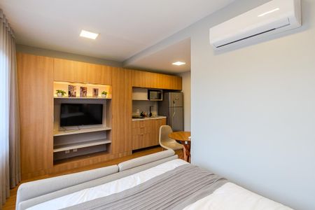 Studio para alugar com 29m², 1 quarto e sem vagaSala/Quarto