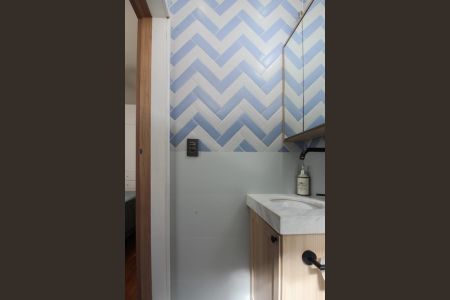 Banheiro da Suíte de apartamento à venda com 3 quartos, 102m² em Cidade Nova, Belo Horizonte