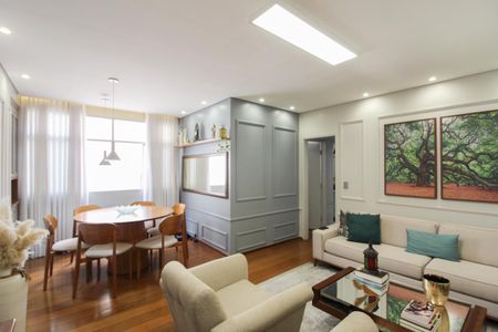 Sala de apartamento à venda com 3 quartos, 102m² em Cidade Nova, Belo Horizonte