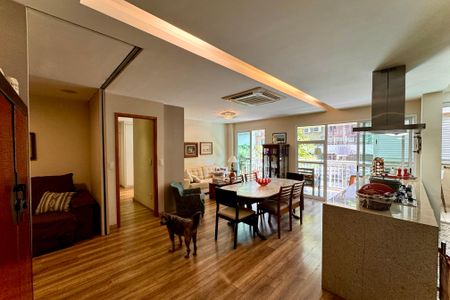 Sala/cozinha de apartamento à venda com 2 quartos, 117m² em Laranjeiras, Rio de Janeiro