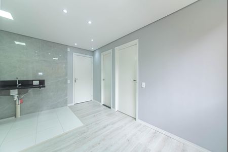 Sala de apartamento para alugar com 2 quartos, 32m² em Jardim Caravelas, São Paulo