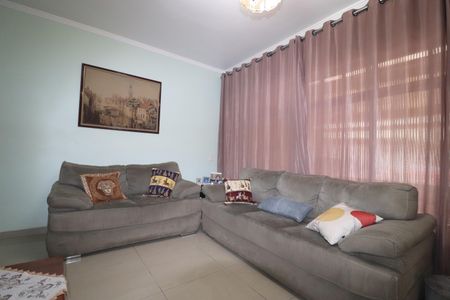 Sala de casa à venda com 2 quartos, 107m² em Vila Scarpelli, Santo André