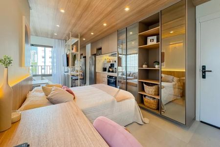 Sala/Quarto de apartamento para alugar com 1 quarto, 27m² em Vila Mariana, São Paulo
