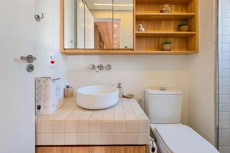 Apartamento para alugar com 27m², 1 quarto e sem vaga Apartamento para alugar com 27m², 1 quarto e sem vagaBanheiro