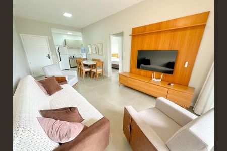 Sala de TV de apartamento para alugar com 2 quartos, 75m² em Ingleses do Rio Vermelho, Florianópolis