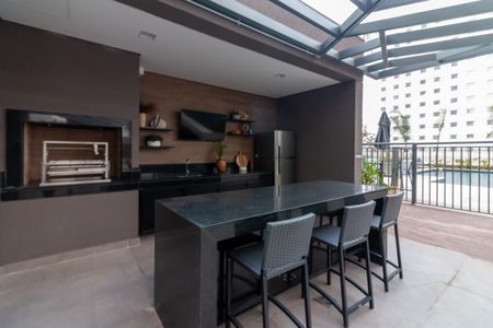 Apartamento para alugar com 25m², 1 quarto e sem vaga Apartamento para alugar com 25m², 1 quarto e sem vagaÁrea comum - Churrasqueira