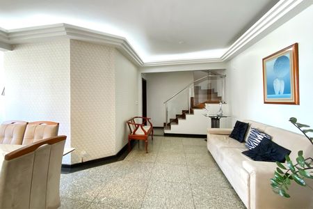 Sala de apartamento à venda com 6 quartos, 244m² em União, Belo Horizonte