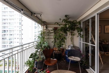 Varanda de apartamento à venda com 3 quartos, 132m² em Várzea da Barra Funda, São Paulo