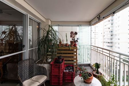 Varanda de apartamento à venda com 3 quartos, 132m² em Várzea da Barra Funda, São Paulo