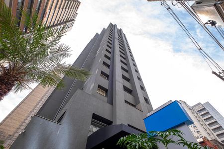 Studio para alugar com 27m², 1 quarto e 1 vagaFachada