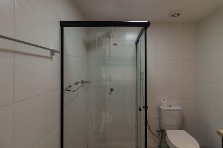 Banheiro de apartamento à venda com 1 quarto, 26m² em Barra Funda, São Paulo