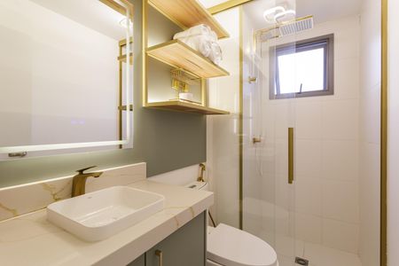Apartamento para alugar com 38m², 2 quartos e sem vaga Apartamento para alugar com 38m², 2 quartos e sem vagaBanheiro