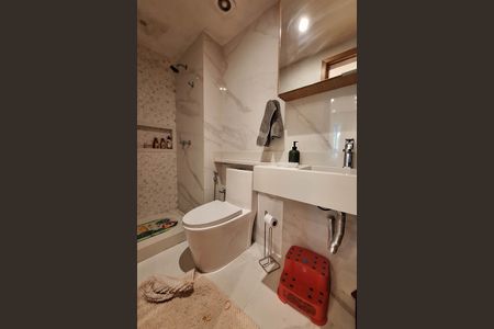 Apartamento para alugar com 120m², 4 quartos e 2 vagasBanheiro da Suíte 1