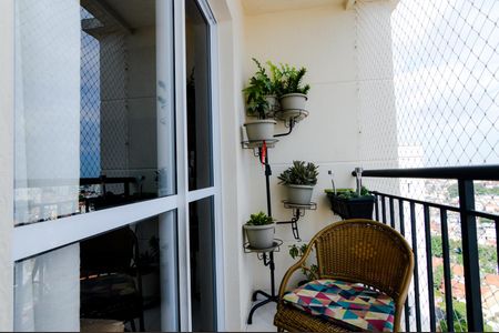 Varanda da Sala de apartamento à venda com 2 quartos, 53m² em Vila Paulista, Guarulhos