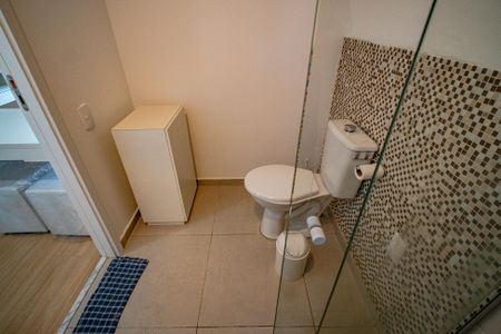 Studio para alugar com 26m², 1 quarto e sem vaga Studio para alugar com 26m², 1 quarto e sem vagaBanheiro