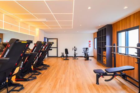 Studio para alugar com 28m², 1 quarto e sem vagaÁrea comum - Academia